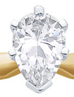 Pear Diamond engagement rings